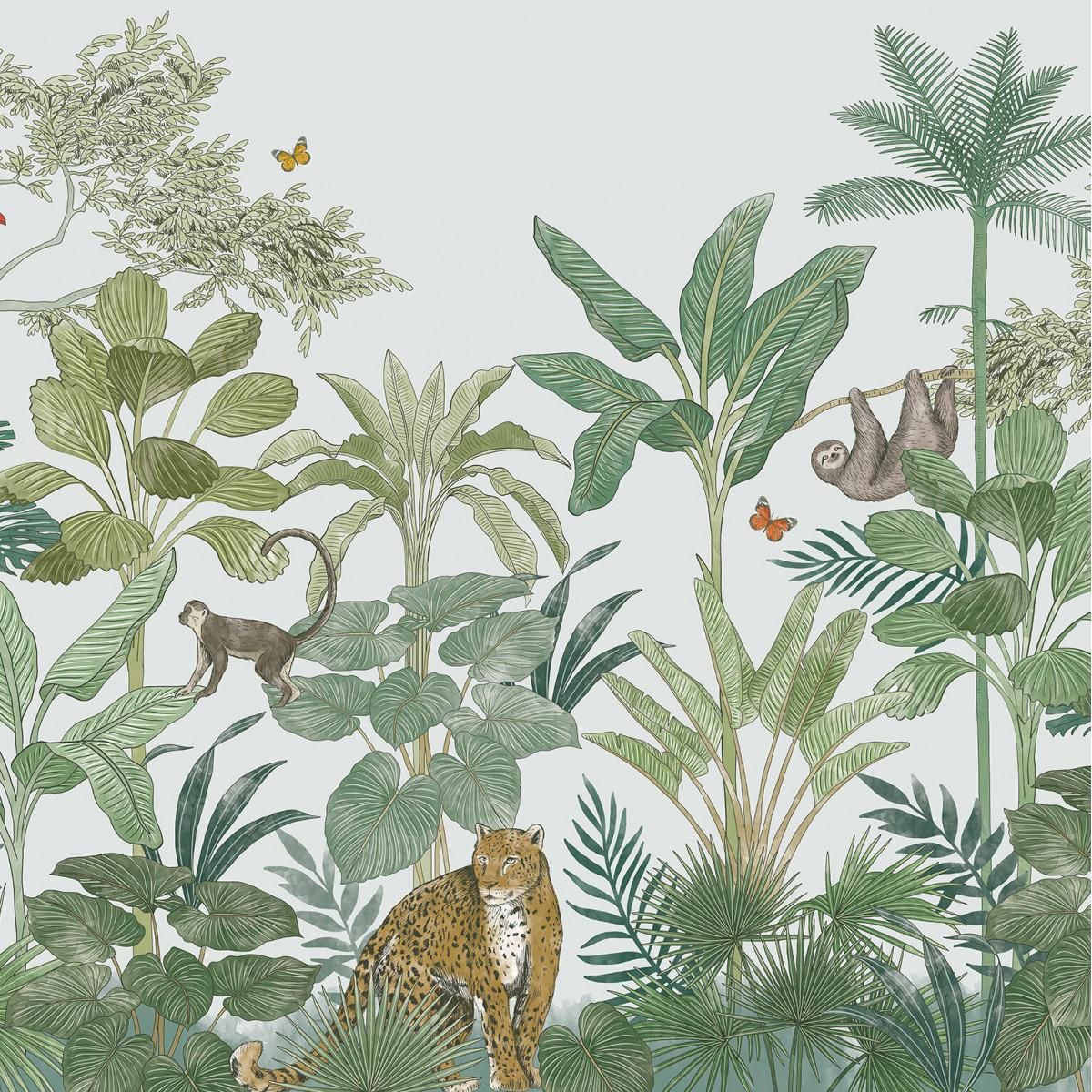 FUTURE HOME Papier peint intissé panoramique tropical