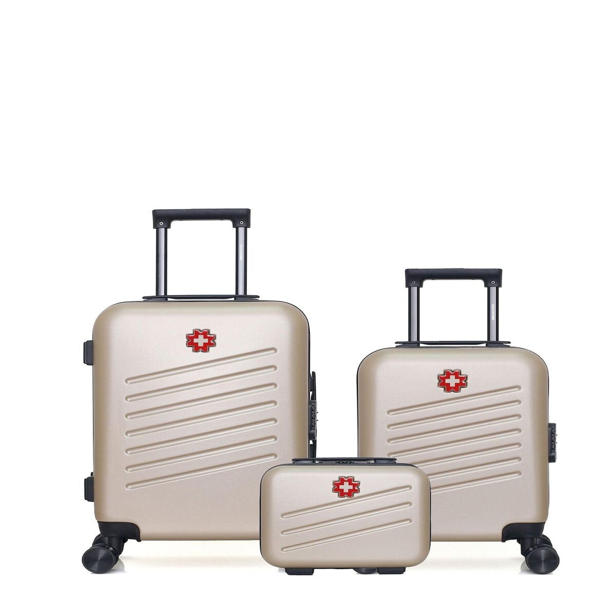 SWISS KOPPER SWISS KOPPER - LOT DE 3 - Valises cabine, cabine XXS et vanity ZURICH