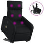 Voir la diapositive 2 : VIDAXL Fauteuil inclinable de massage Noir Similicuir