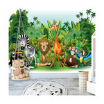 Paris Prix Papier Peint  Jungle Animals. Coloris disponibles : Multicolore