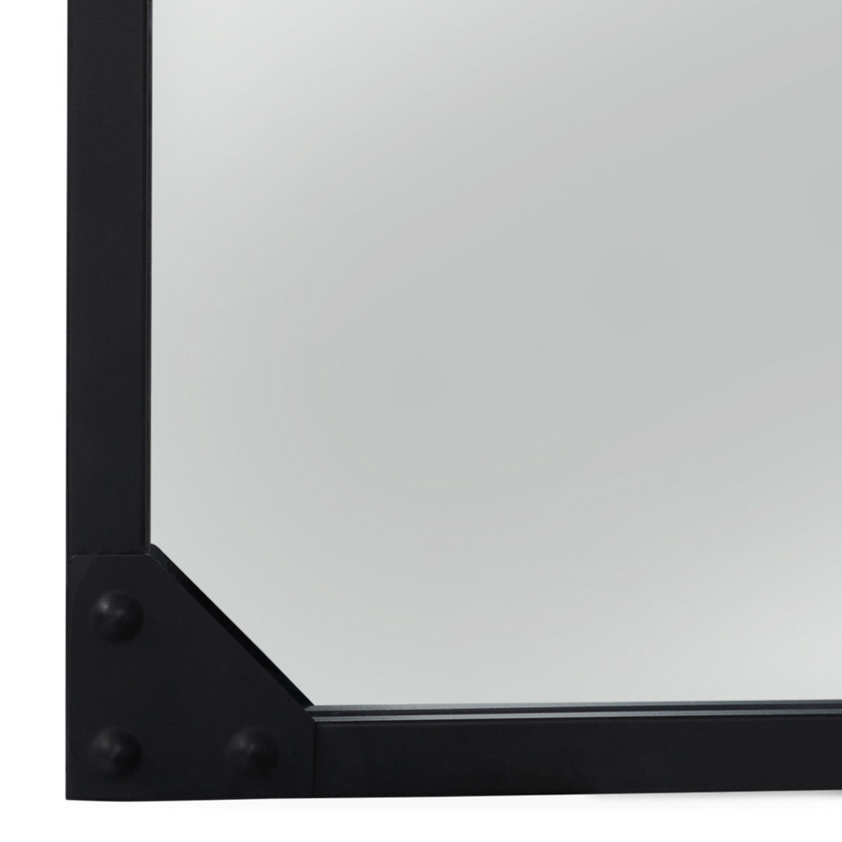 ID MARKET Miroir verrière 5 bandes design industriel 140x84 cm