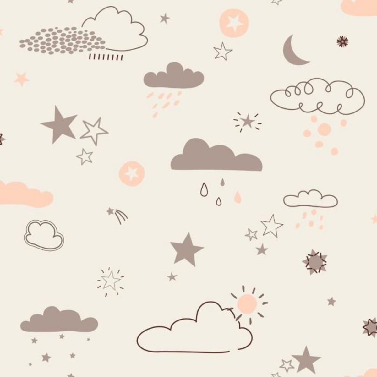 Atmosphera Kids Parure de Lit 2 Pièces  Ours  140x200cm Taupe & Blanc