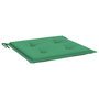 Voir la diapositive 5 : VIDAXL Coussins de chaise jardin lot de 4 vert 40x40x3 cm tissu oxford
