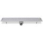 Voir la diapositive 5 : VIDAXL Drain de douche lineaire 730 x 140 mm Acier inoxydable