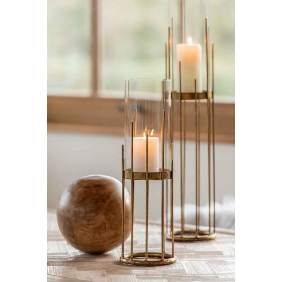 Paris Prix Balle Déco  Wood Paulownia  15cm Marron