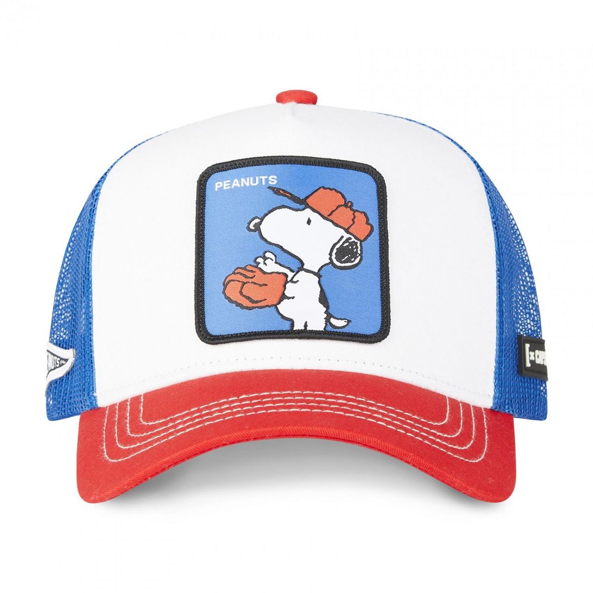 CAPSLAB Casquette trucker fermeture snapback Peanuts Capslab