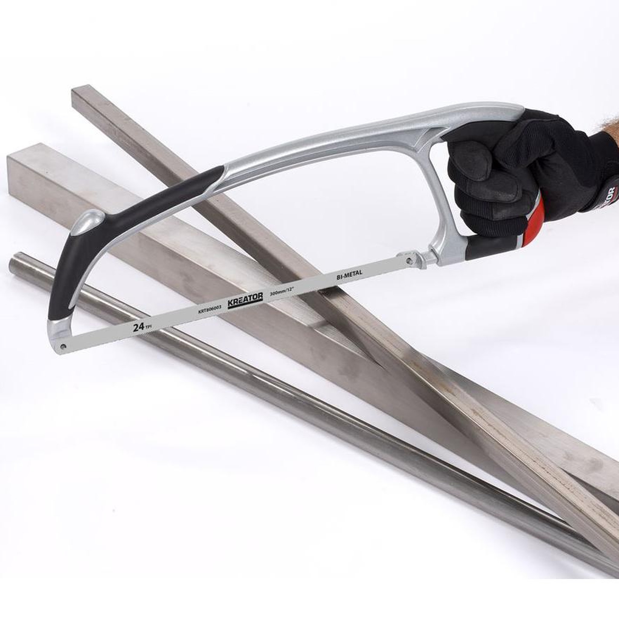 Voir la diapositive 2 : KREATOR Lame pour scie à métaux  2pcs  330mm Kreator Lot de 2 lames Lot de 2 lames