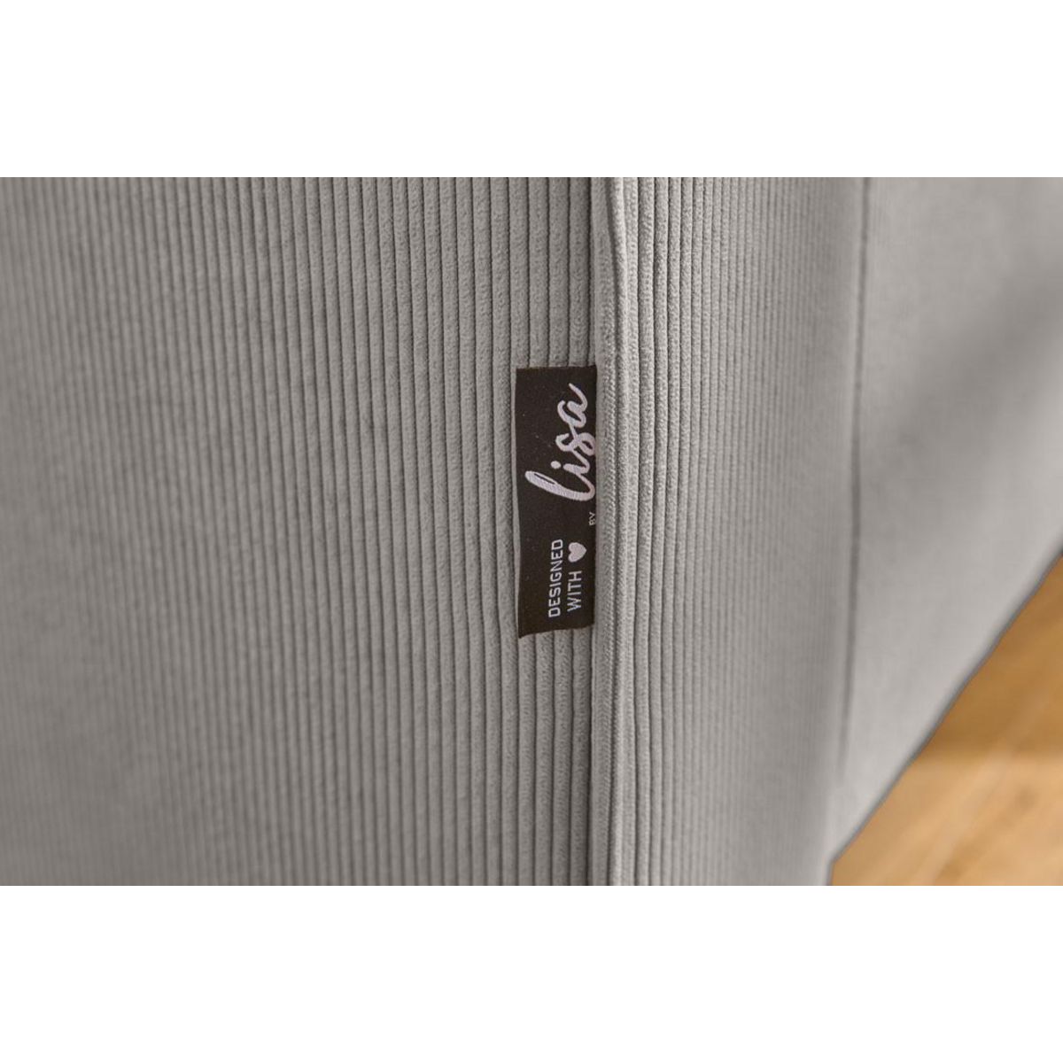 LISA DESIGN Albane - canapé d'angle droit - 4 places - en velours côtelé