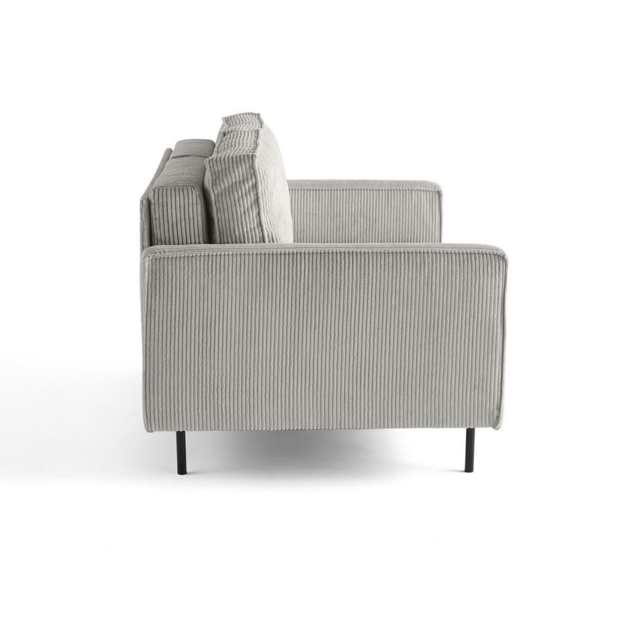 LISA DESIGN Charlie - canapé droit 2 places - en velours côtelé