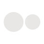 Voir la diapositive 5 : Rendez vous déco Tables basses rondes en rotin et plateau blanc (lot de 2) - Owan