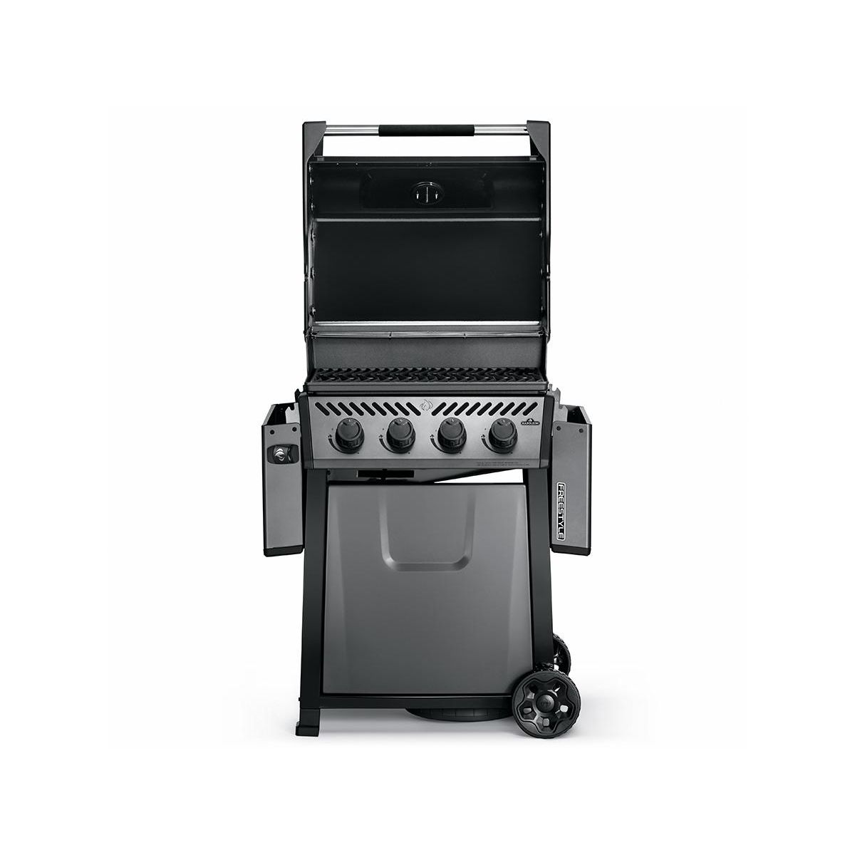NAPOLEON Barbecue gaz Freestyle  F425PGT-FR noir 4 bruleurs sur chariot, 60x45 cm