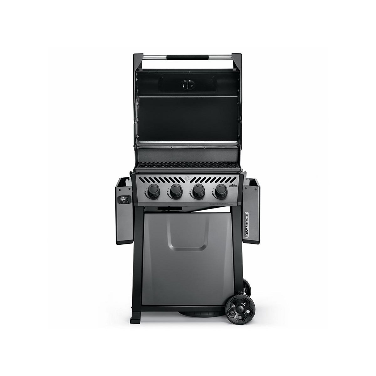 NAPOLEON Barbecue gaz Freestyle  F425PGT-FR noir 4 bruleurs sur chariot, 60x45 cm