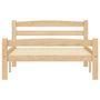 Voir la diapositive 4 : VIDAXL Cadre de lit sans matelas bois de pin massif 90x200 cm