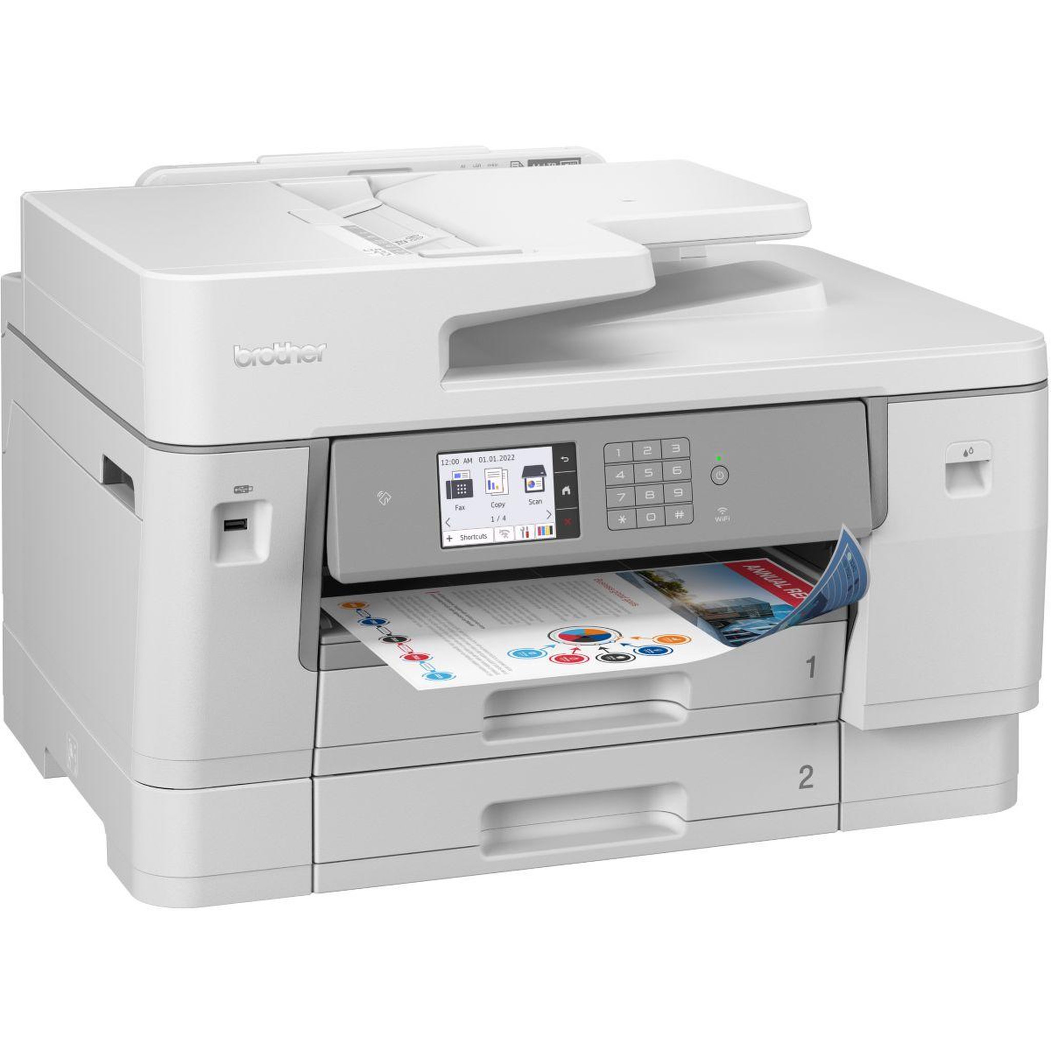 Voir la diapositive 2 : Brother Imprimante jet d'encre MFC-J6955DW