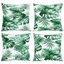 Voir la diapositive 4 : VIDAXL Coussins de canape lot de 4 motif de feuilles 40x40 cm tissu