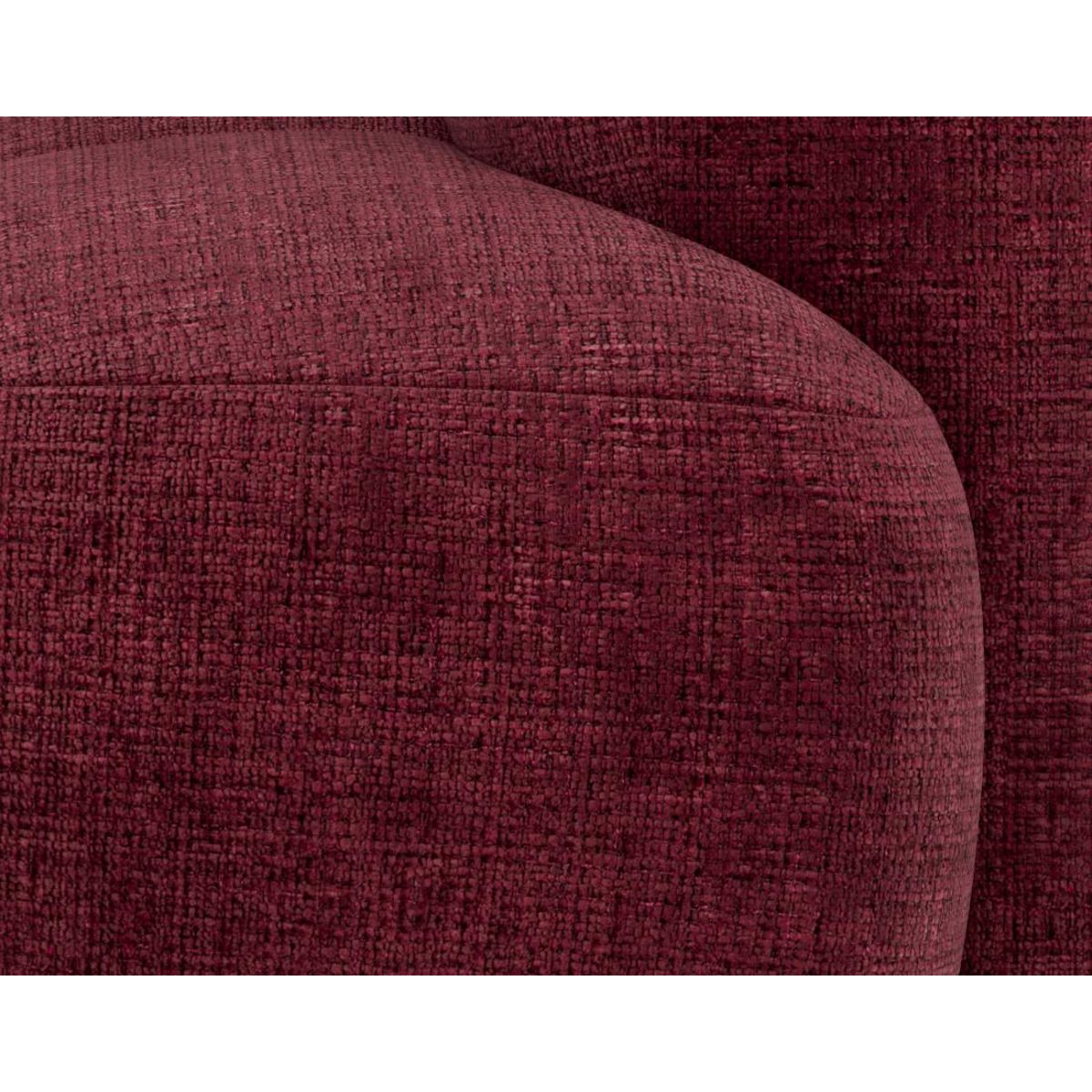 LISA DESIGN Grace - module d'assise gauche en velours texturé