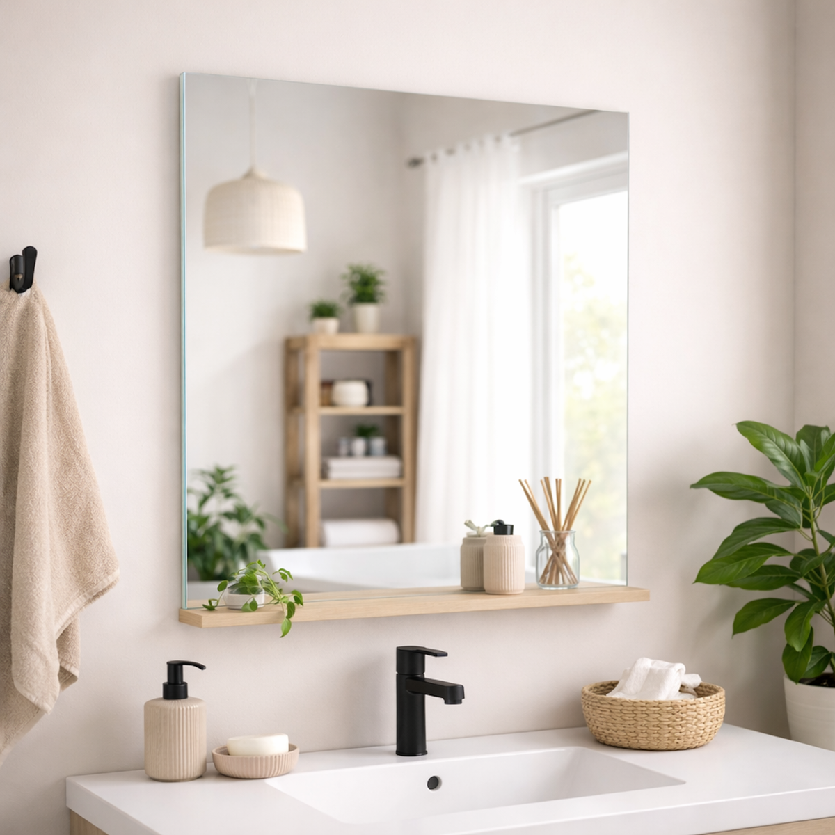 CONCEPT USINE Miroir de salle de bain GREELEY