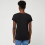 Voir la diapositive 2 : INEXTENSO T-shirt manche courte noir fantaisie femme