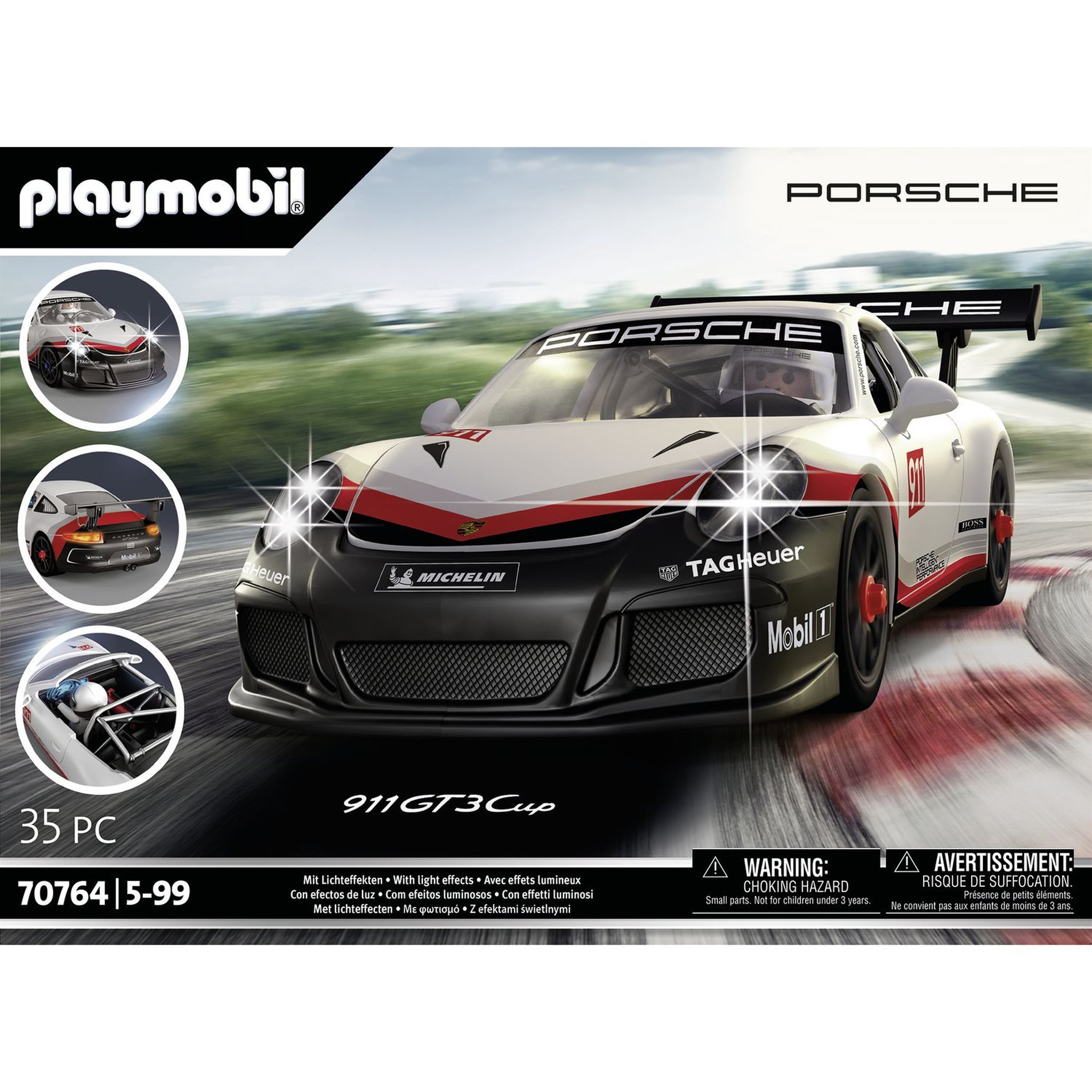 Voir la diapositive 3 : PLAYMOBIL 70764 Porsche - Coupe Porsche 911 GT3