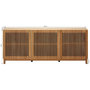Voir la diapositive 5 : HOMIFAB Buffet 3 portes bois/frêne 160 cm - Umea