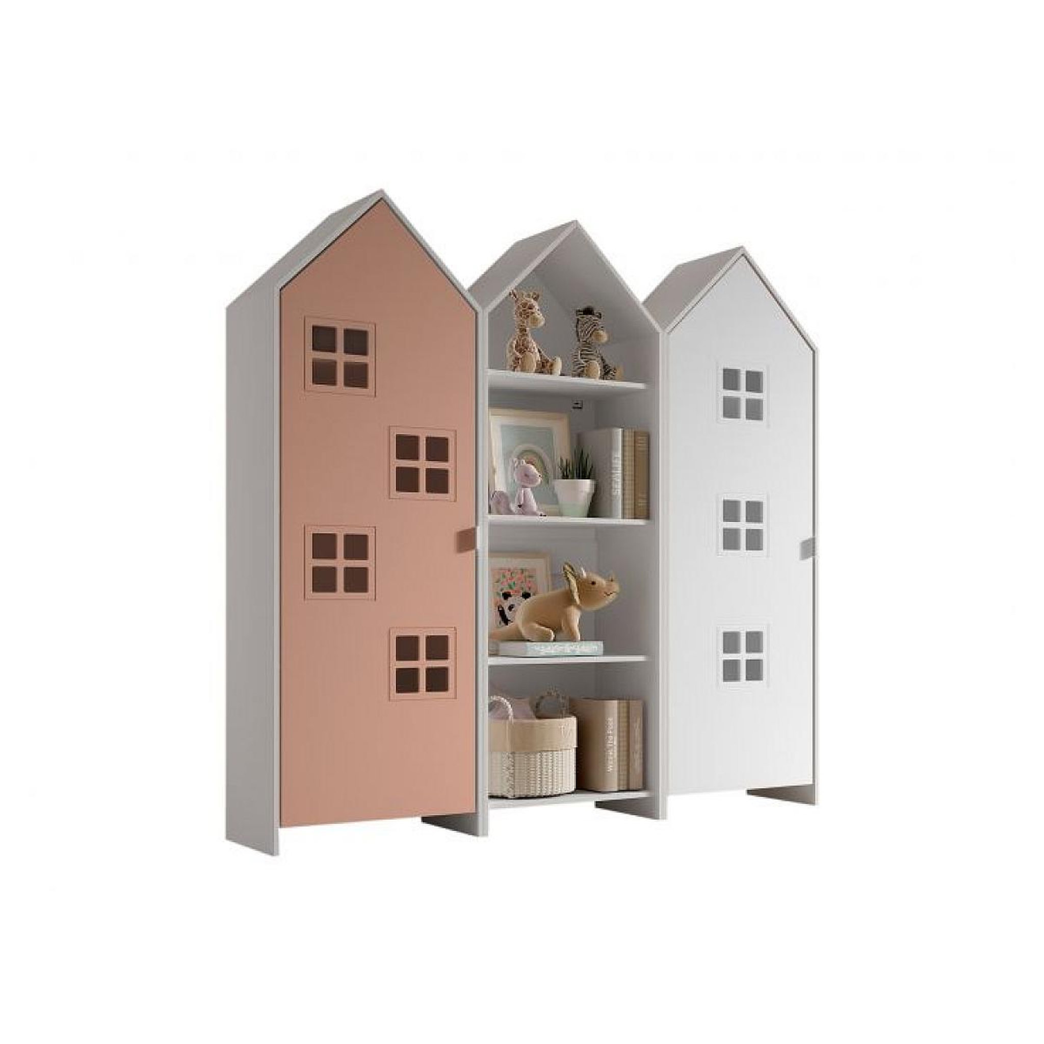 Vipack Combinaison D'armoires 3 Pièces Casami Bruges Multicolore rose