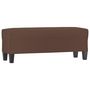 Voir la diapositive 2 : VIDAXL Banc Marron 100x35x41 cm Similicuir