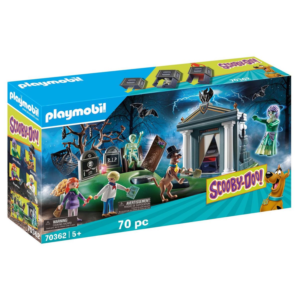 PLAYMOBIL 70362 - Scooby Doo! - Histoires au Cimetière