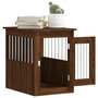 Voir la diapositive 5 : VIDAXL Meuble de cage pour chiens chene marron 45x62x59 cm