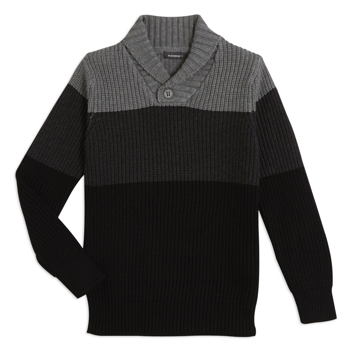 IN EXTENSO Pull col châle en maille garçon