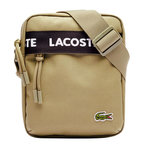 Lacoste Sacoche Beige Homme Lacoste VERTICAL. Coloris disponibles : Beige