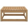 Voir la diapositive 5 : VIDAXL Salon de jardin 2 pcs avec coussins Marron miel Bois de pin