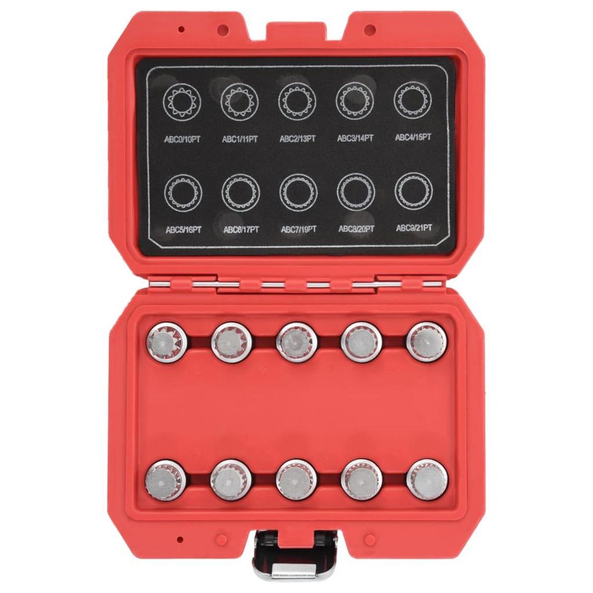 VIDAXL Jeu de cles pour ecrou de blocage de roue 10 pcs pour VW