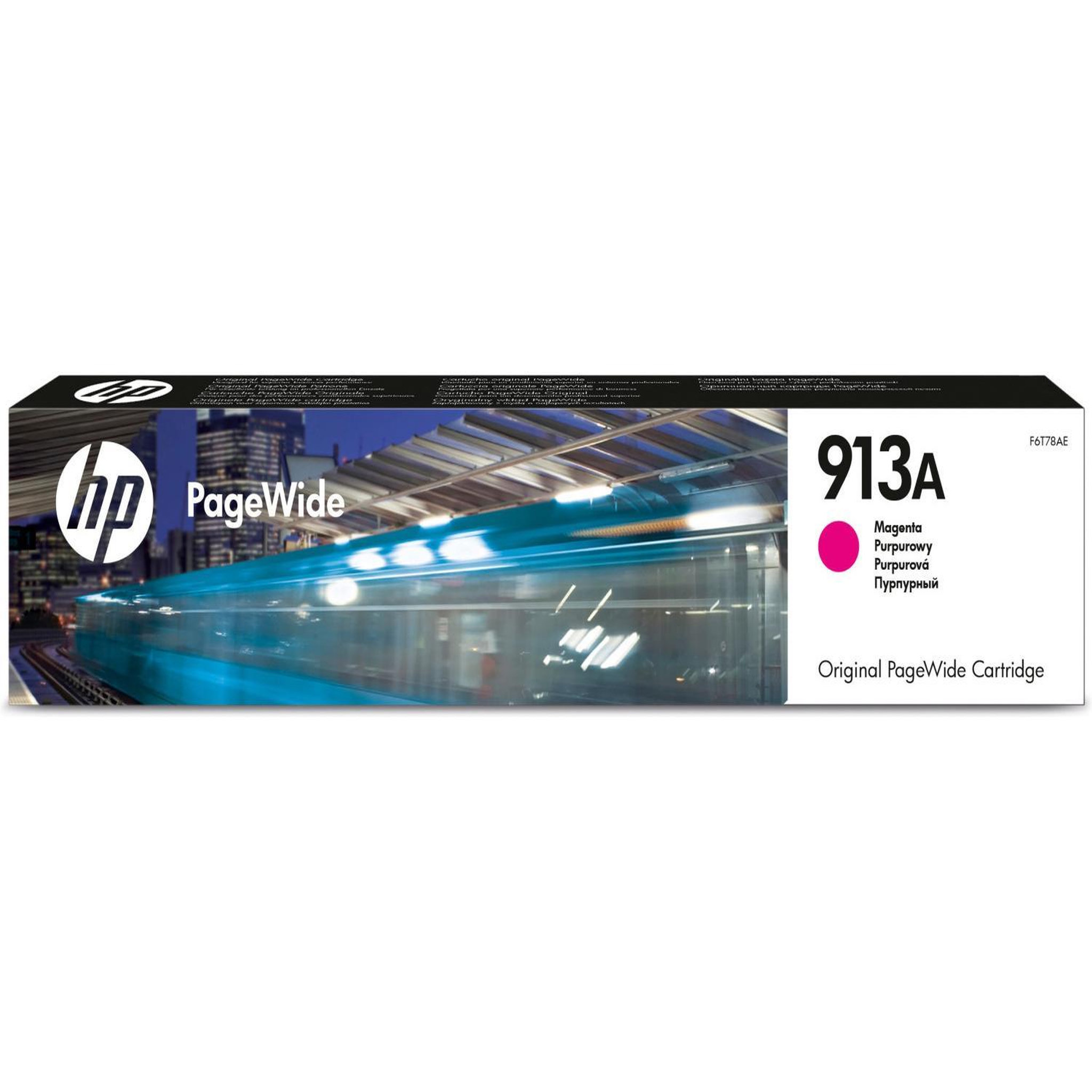 Voir la diapositive 2 : HP HP 913A cartouche dencre magenta authentique pour HP PageWide 377/452/477 F6T78AE