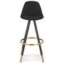 Voir la diapositive 2 : Paris Prix Tabouret de Bar Design  Ratima  97cm Noir & Or