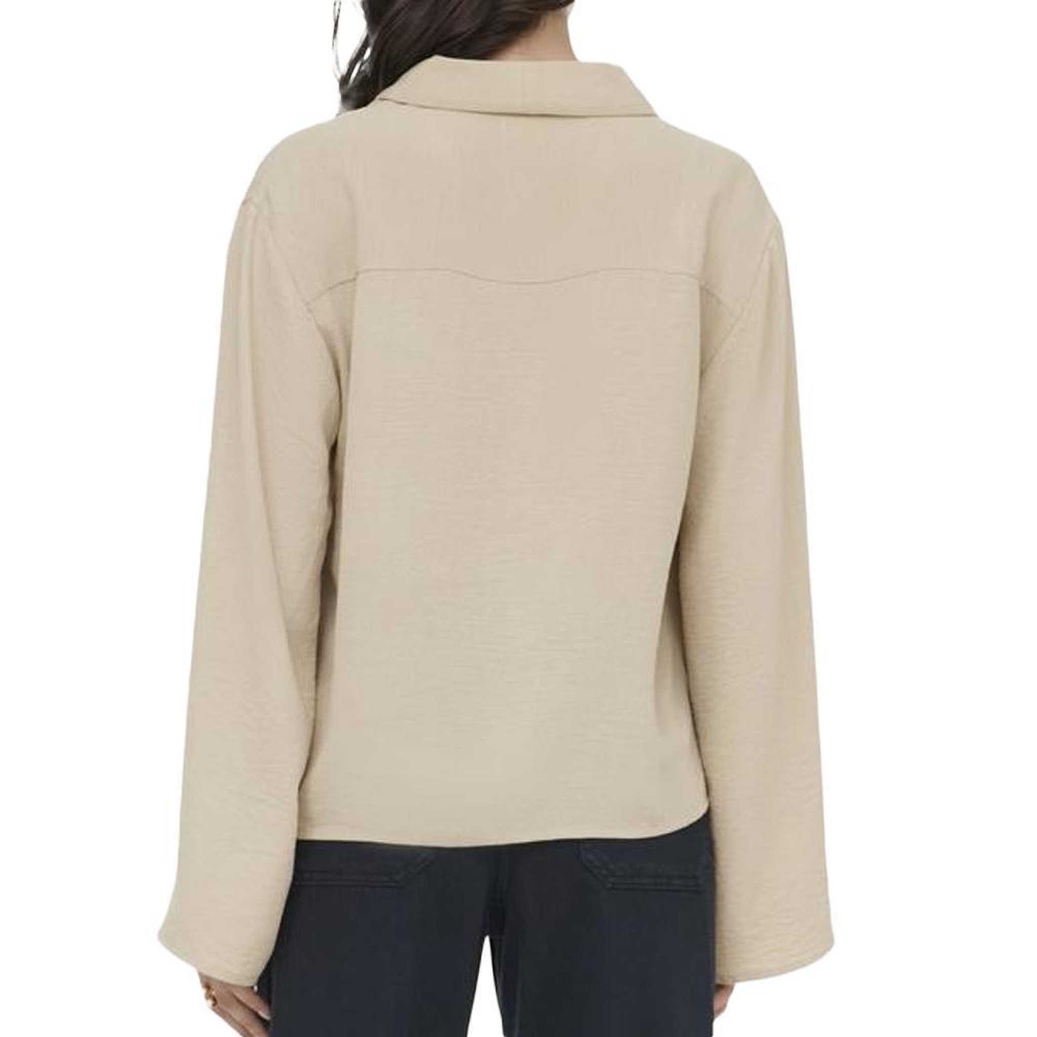 Voir la diapositive 2 : JACQUELINE DE YONG Blouse Beige Femme JDY Eira