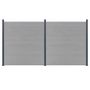 Voir la diapositive 2 : VIDAXL Poteaux de cloture 3 pcs Gris fonce 185 cm Aluminium