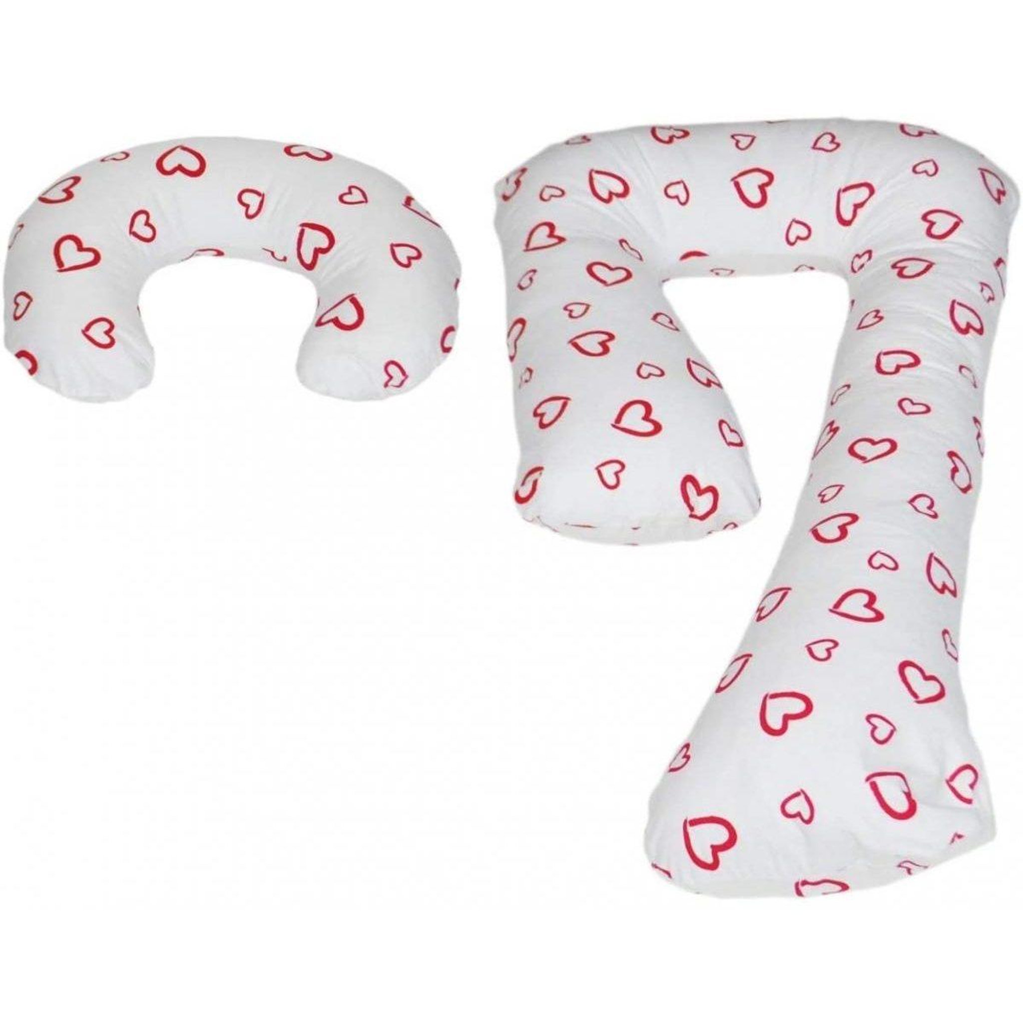 VELINDA Ensemble coussins pre/post natal usages multiples confortable coers rouges