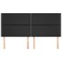 Voir la diapositive 3 : VIDAXL Tetes de lit 4 pcs Noir 80x5x78/88 cm Similicuir