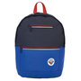 Voir la diapositive 1 : YOUNG'S ATTITUDE Sac à dos 1 compartiment brun et indigo TRENDY BORNE