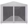 VIDAXL Tente de reception avec 8 parois en maille 9 x 3 m