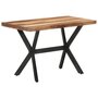 Voir la diapositive 1 : VIDAXL Table de salle a manger 120x60x75 cm Bois avec finition miel