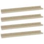 Voir la diapositive 2 : VIDAXL Etageres murales 4 pcs chene sonoma 60x9x3 cm