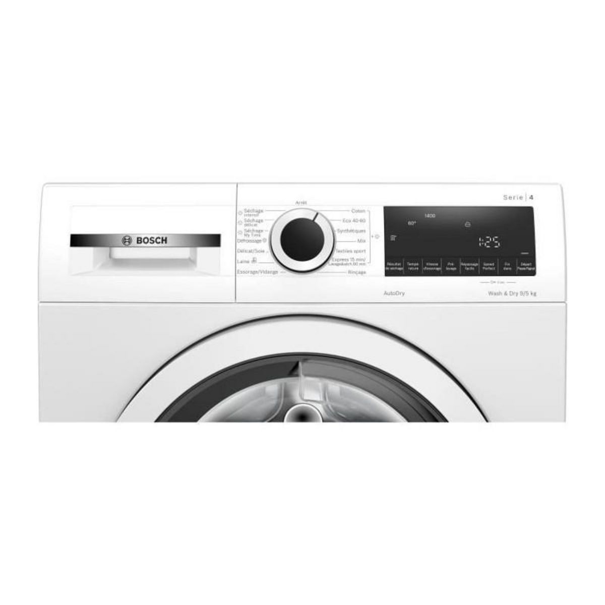 BOSCH Lave-linge séchant hublot 9/5 kg 1400 tours/min - WNA144V0FR