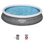 Voir la diapositive 4 : BESTWAY Piscine autoportée ronde 457x84cm Fast Set&trade;