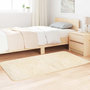Voir la diapositive 3 : VIDAXL Tapis Shaggy a poils longs NAVARRA creme 80x150 cm polyester
