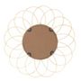 Voir la diapositive 4 : The Home Deco Factory Miroir Rosace en rotin - Diam 56 cm