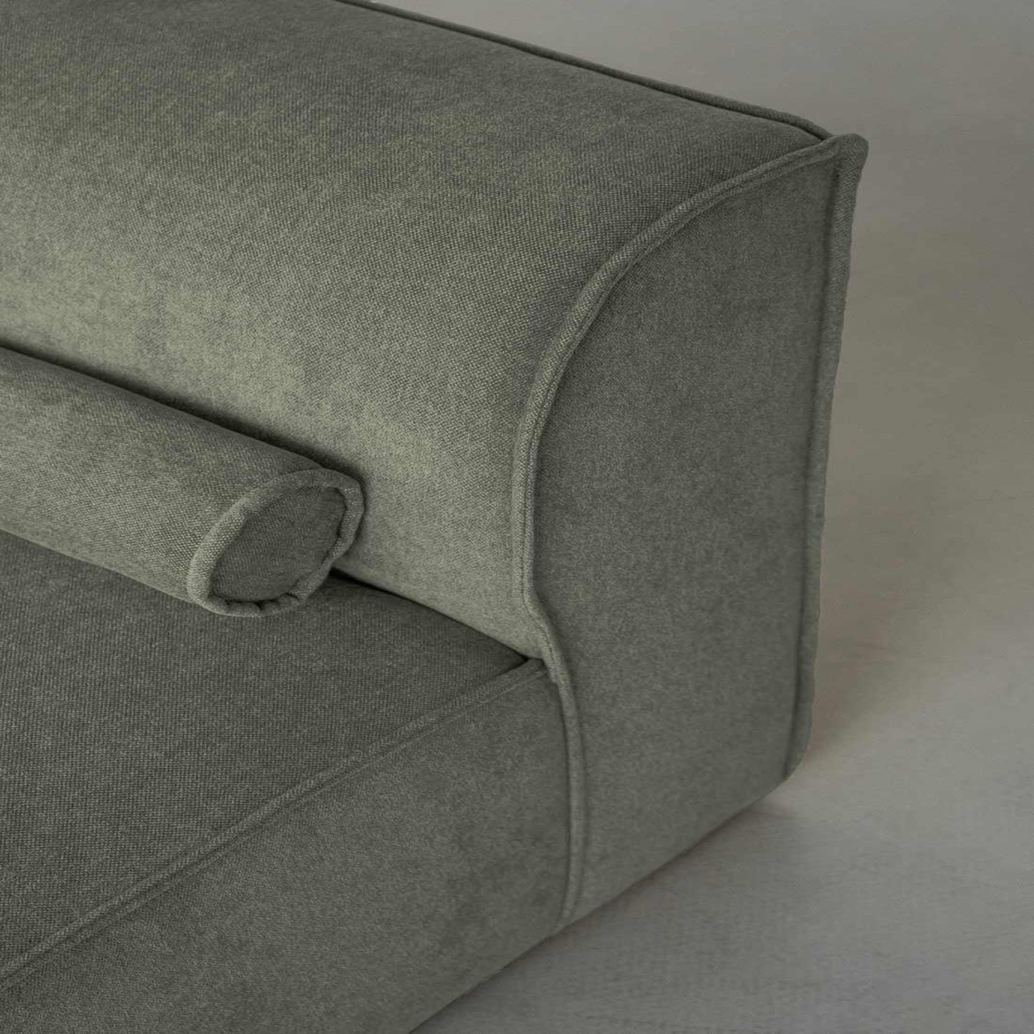 Voir la diapositive 5 : BEST MOBILIER Felix - canapé modulable 2 places en tissu texturé