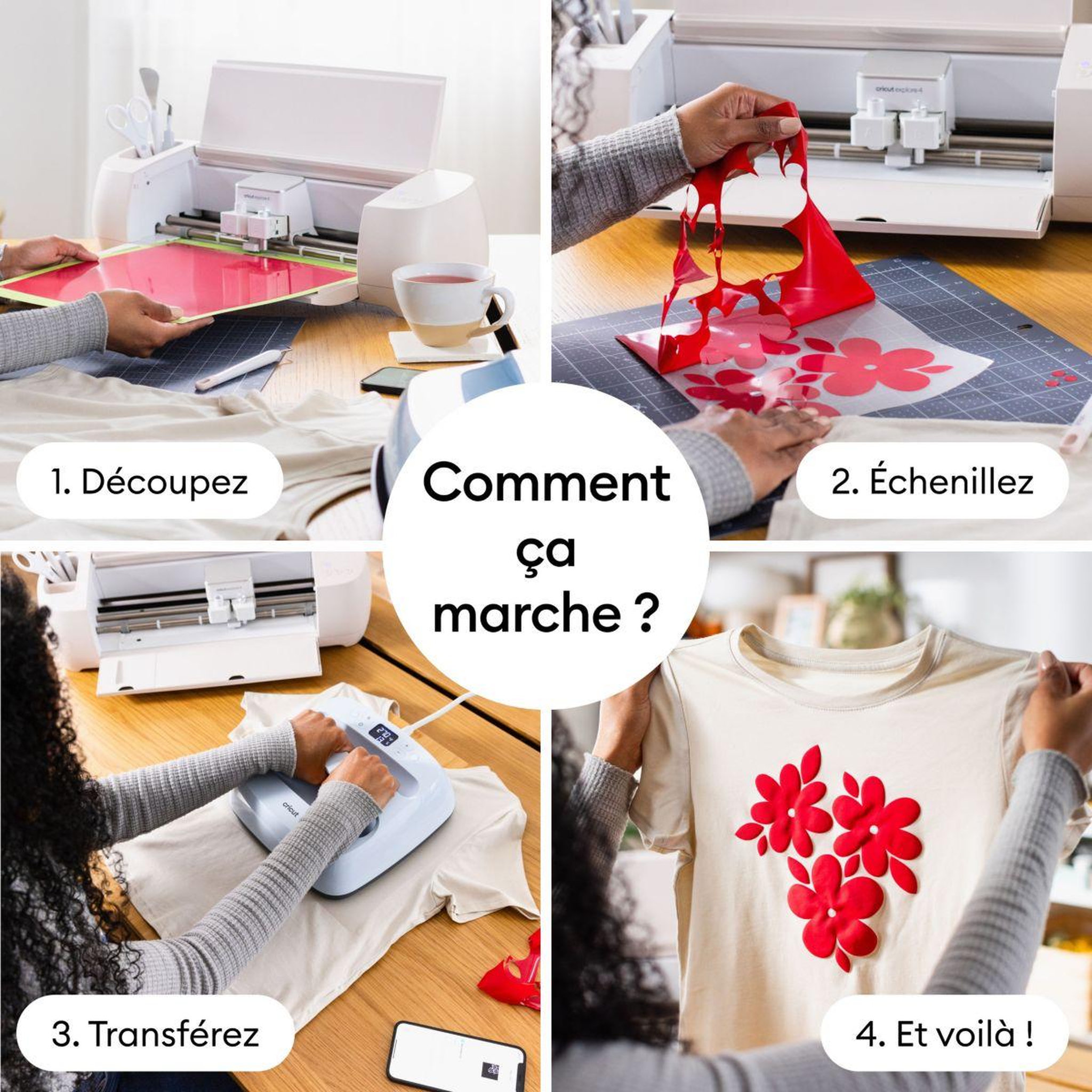 Voir la diapositive 3 : CRICUT Accessoire puff iron on black