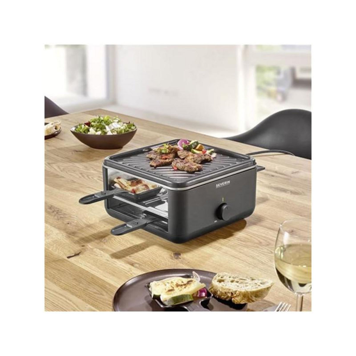 SEVERIN Appareil à raclette 4 personnes 800w + gril - RG2360