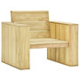 Voir la diapositive 2 : VIDAXL Chaises de jardin lot de 2 89x76x76 cm Bois de pin impregne